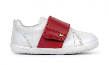 white + red