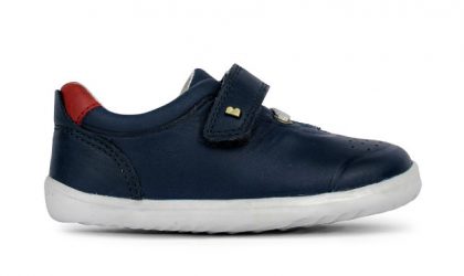 navy + red
