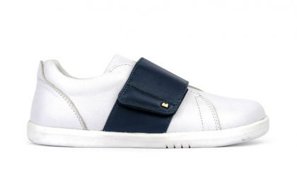 white + navy